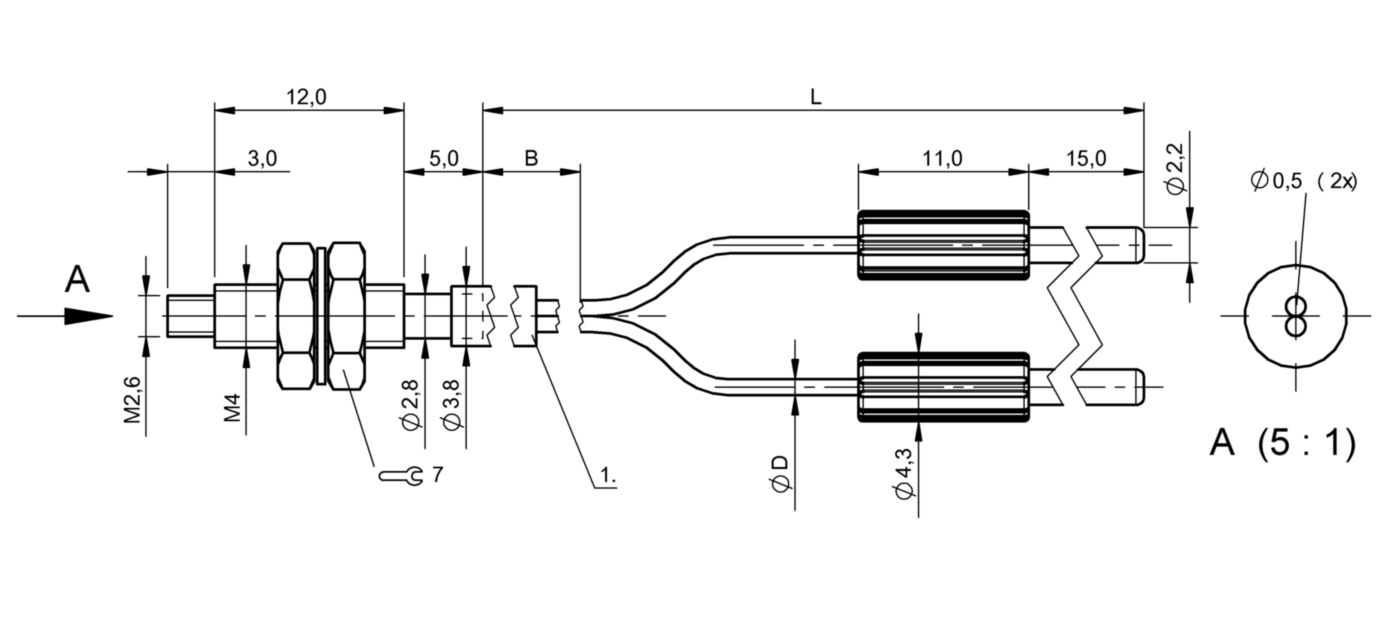 Оптоволоконный кабель Balluff BFO D10-XAH-KB-EAK-10-02