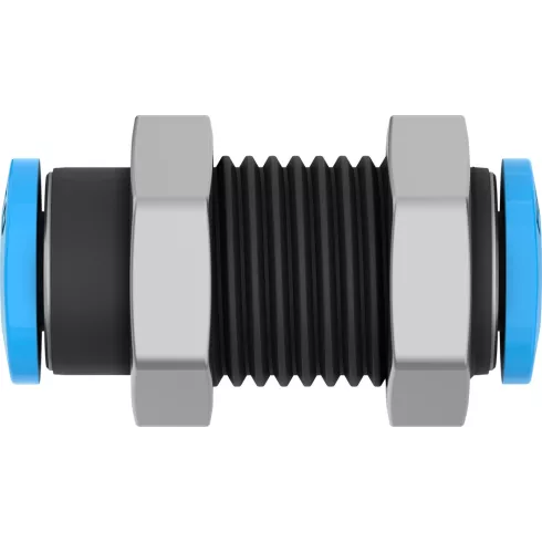 Муфта цанговая для панельного монтажа прямая Festo QSMS-4