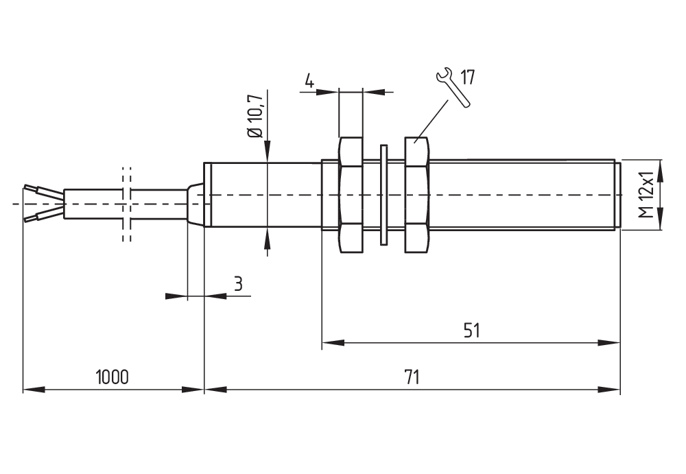 Магнитный герконовый датчик Schmersal BN120-RZ/V