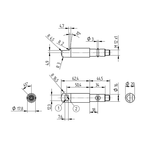 Оптический датчик Wenglor OHII102C0203
