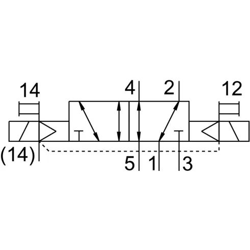Распределитель с электромагнитным управлением Festo VSVA-B-B52-ZH-A2-5C1