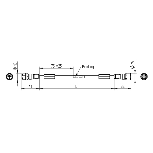 Соединительный кабель Wenglor ZC4V002