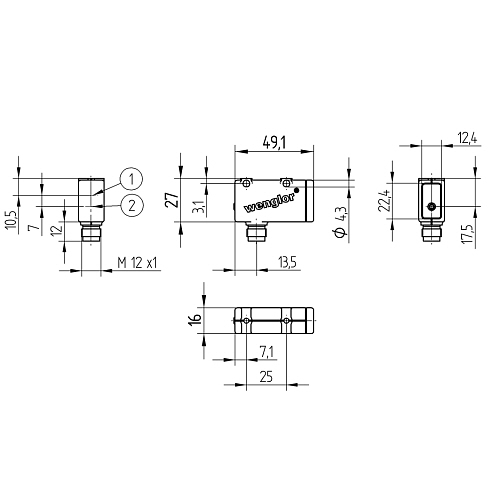 Оптический датчик Wenglor TM11PCT2