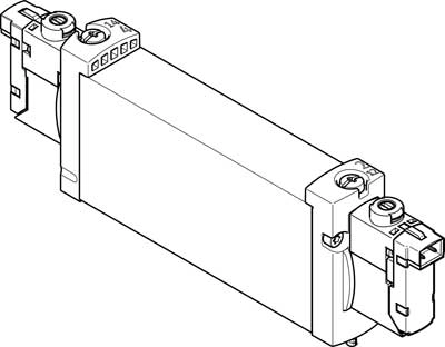 Распределитель с электромагнитным управлением Festo VUVG-B18-T32C-AZT-F-1H2L-W1