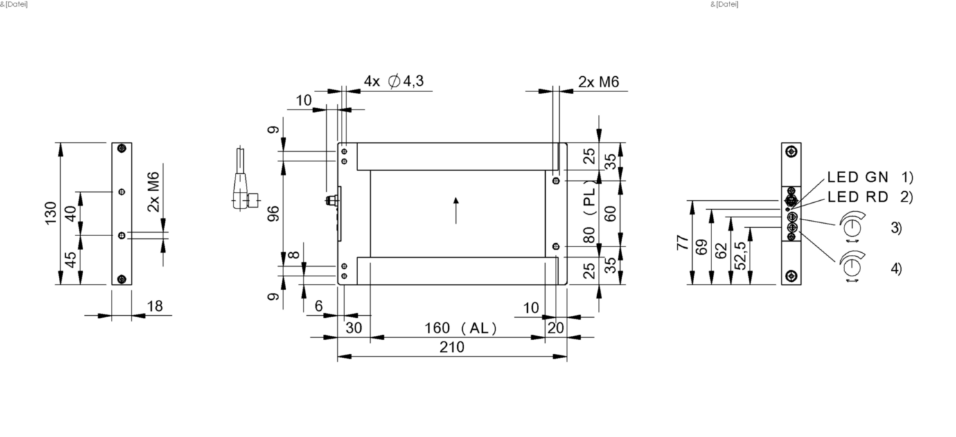 Щелевой датчик Balluff BOW A-0816-DS-C-S75
