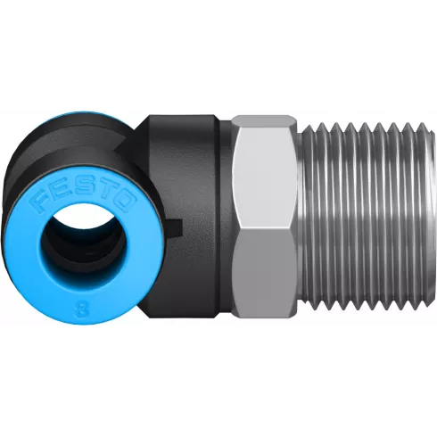 Тройник цанговый с резьбой переходной Festo QST-3/8-8