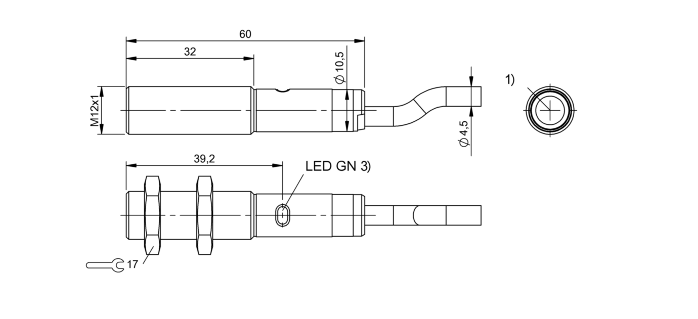 Оптический датчик Balluff BOS 12M-X-RS10-02