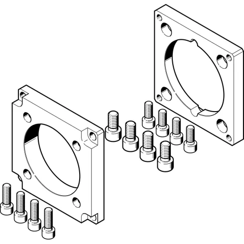 Фланец электродвигателя Festo EAMF-A-95A-120G-G2