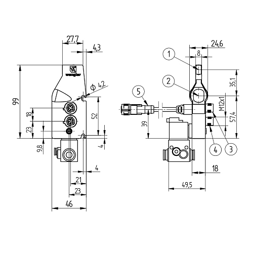 Оптический датчик Wenglor OPT1542
