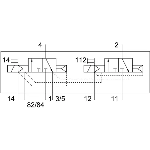 Распределитель с электромагнитным управлением Festo CPV10-M1H-2X3-GLS-M7