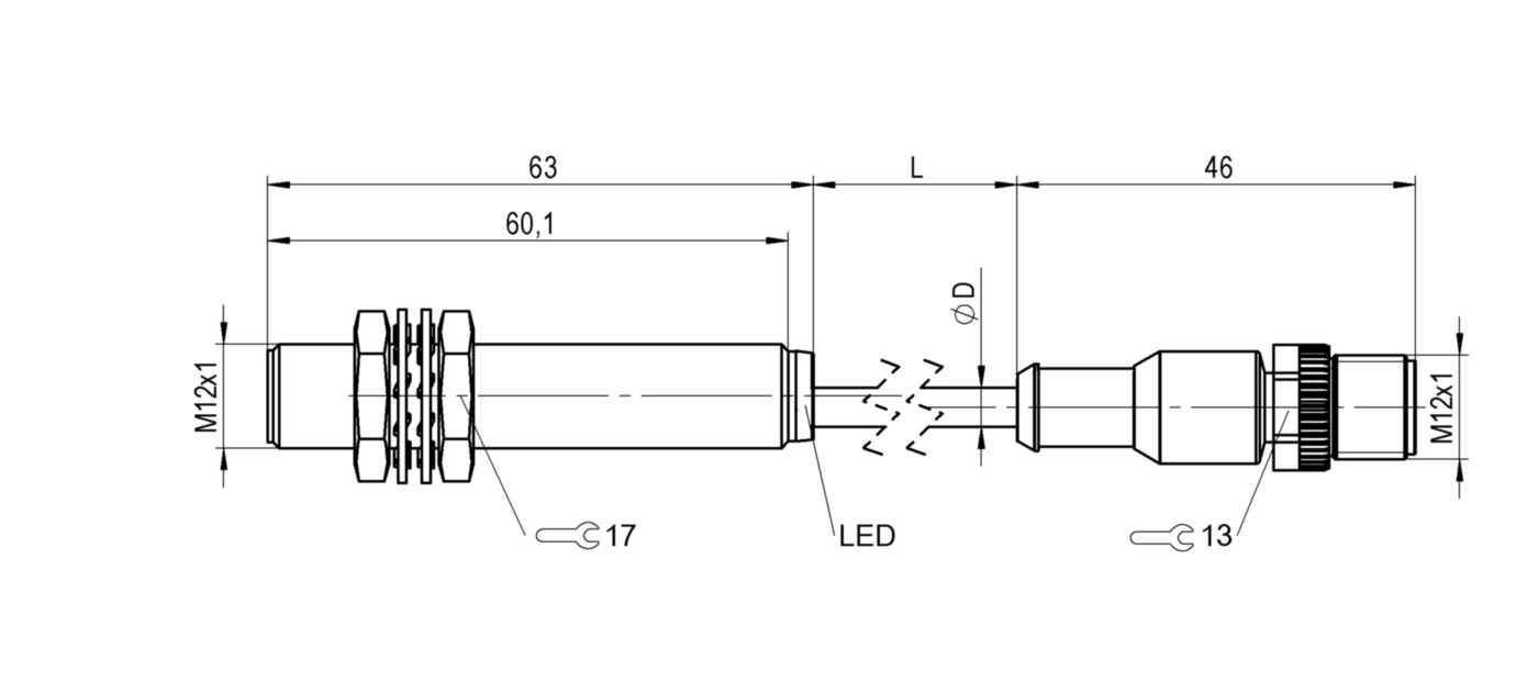 Индуктивный датчик расстояния Balluff BAW M12MN-IAC35C-BP00,2-GS04