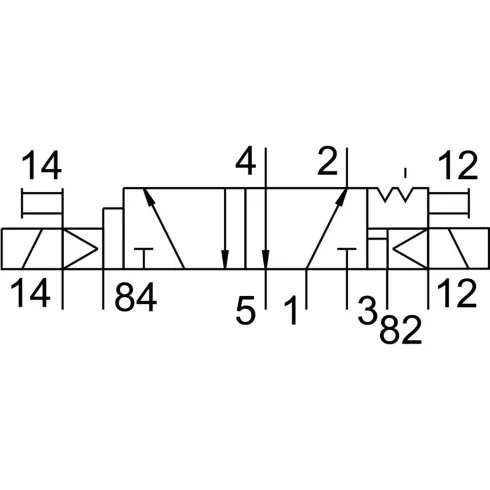 Распределитель с электромагнитным управлением Festo JMFDH-5-1/8-EX