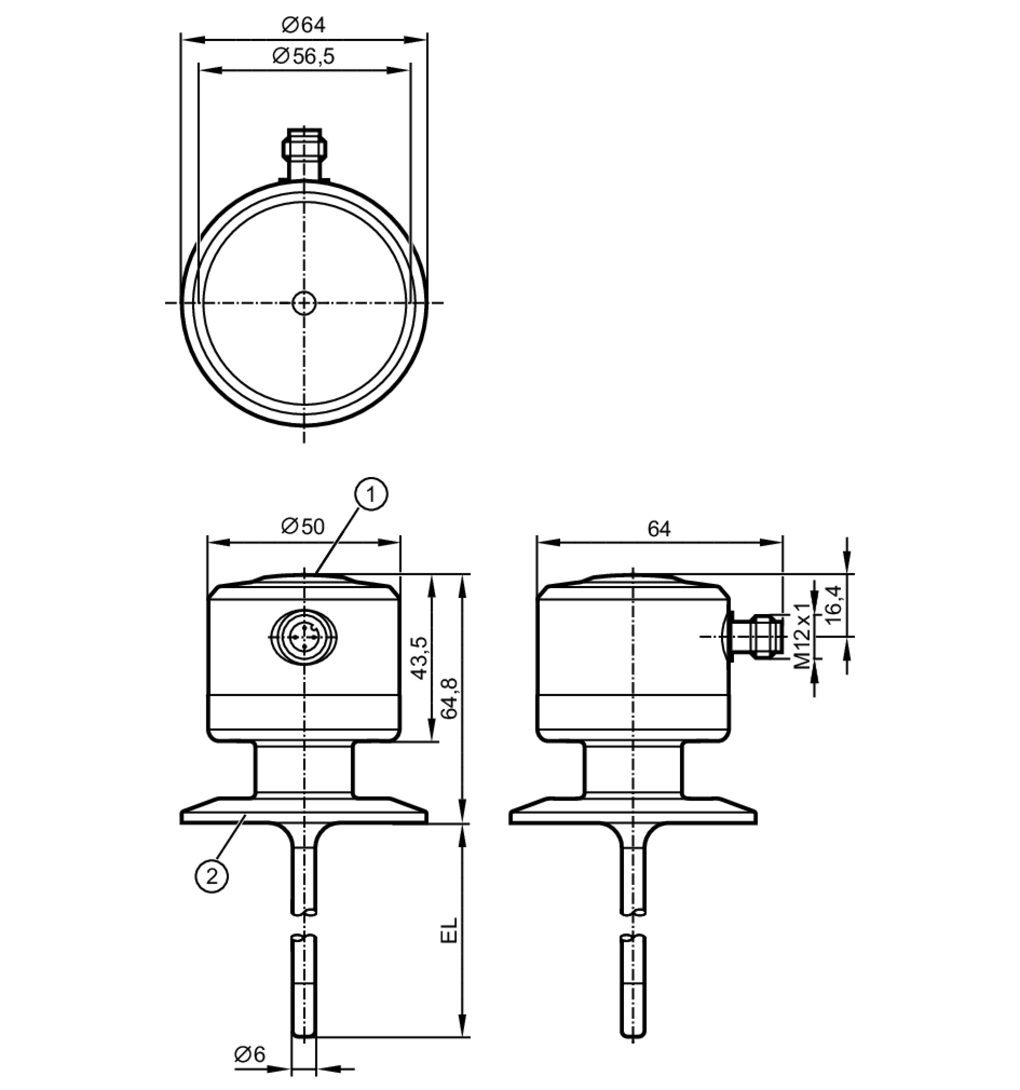 Датчик температуры IFM Electronic TCC931