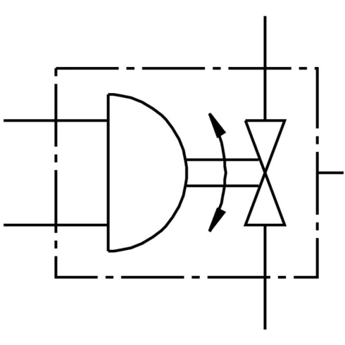Шаровой кран с приводом Festo VZBA-4-GG-63-T-22-F10-V4V4T-PP240-R-90-C Ру63 Ду100 (PN63 DN100)
