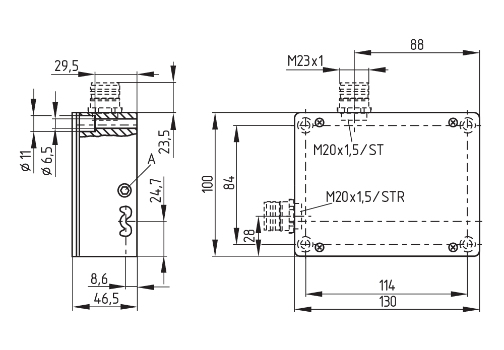 Дверной выключатель безопасности Schmersal AZM 415-02/11ZPKFE 230 VAC
