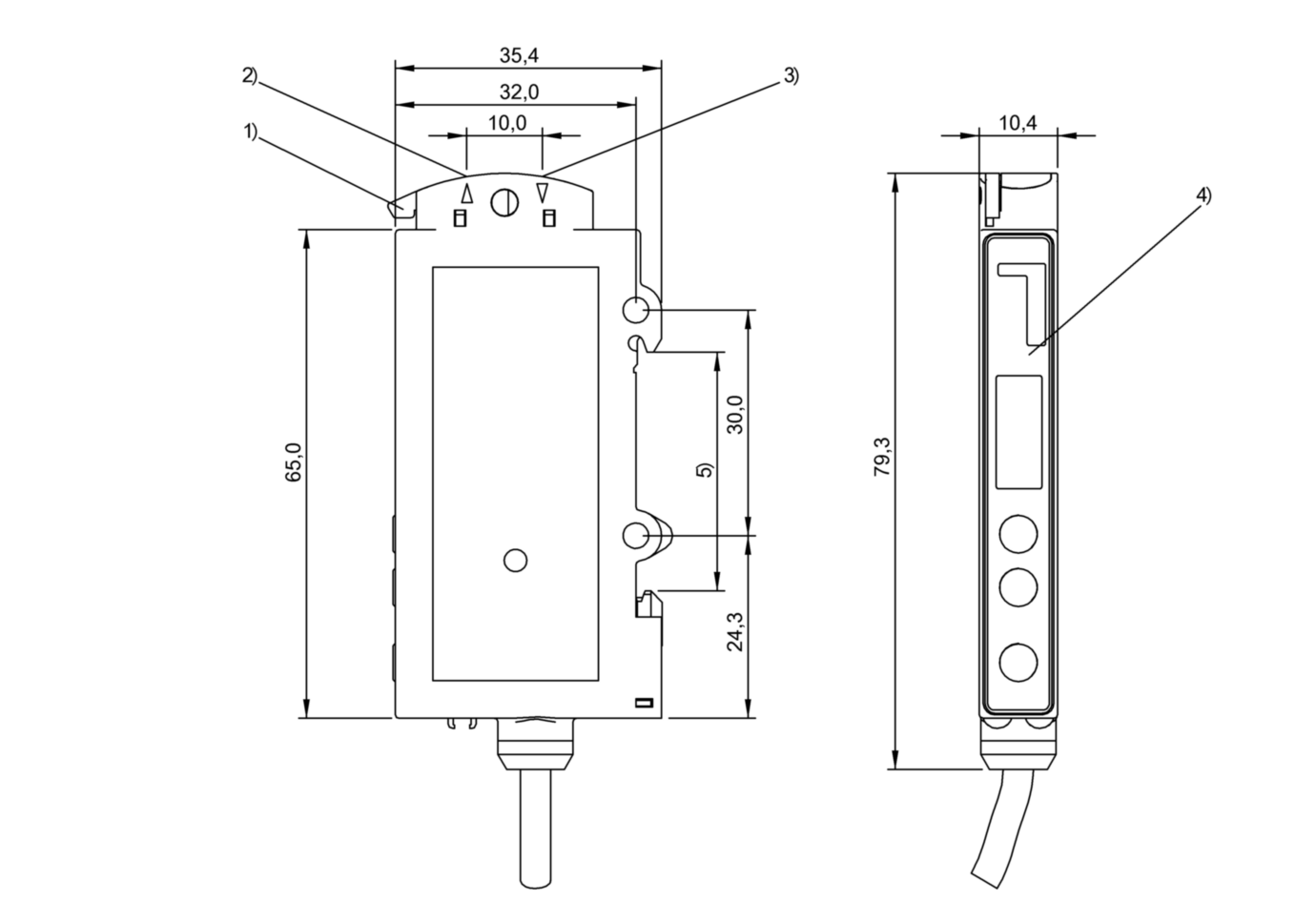 Усилитель для оптоволоконных датчиков Balluff BFB 75K-003-P-02