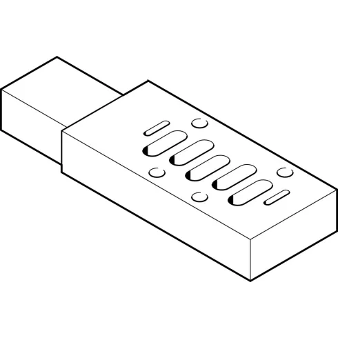 Промежуточная плита Festo MUH-ZP-D-3-L-24G