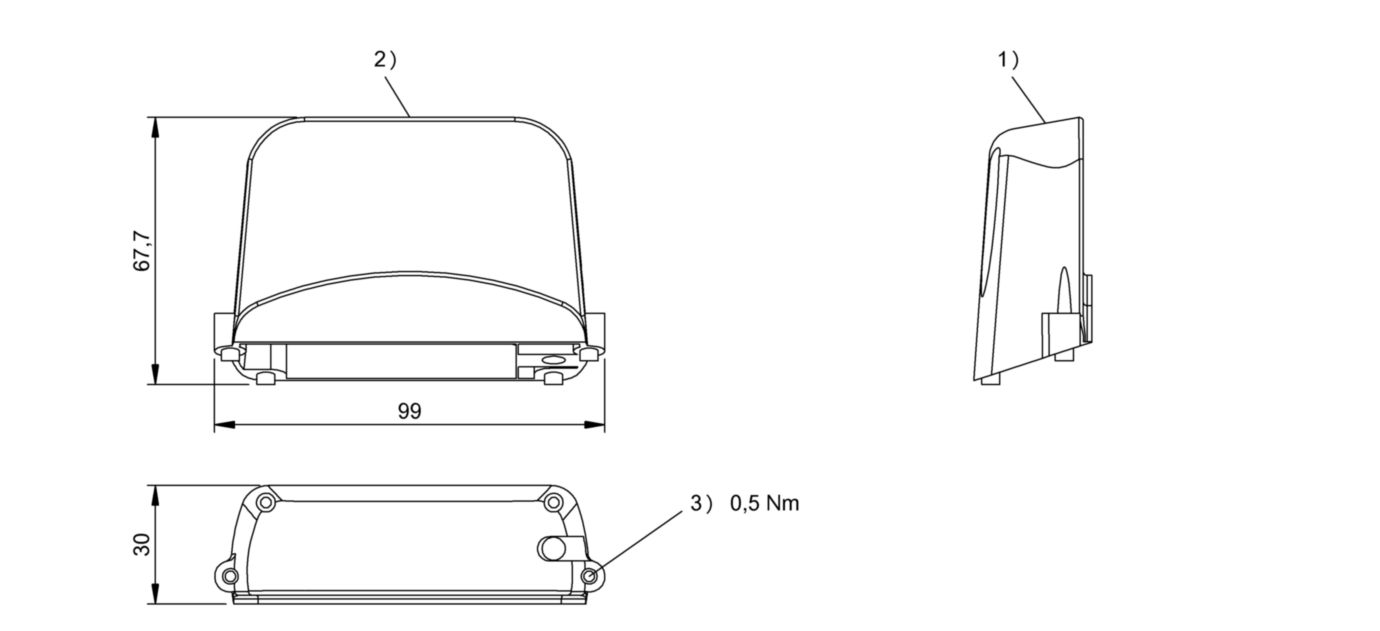 RFID головка чтения/записи Balluff BIS M-881-2-008-X