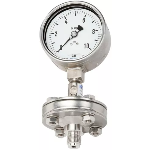 Манометр с мембранным разделителем по стандарту EN 837-1 WIKA MERA DS9501-14200410