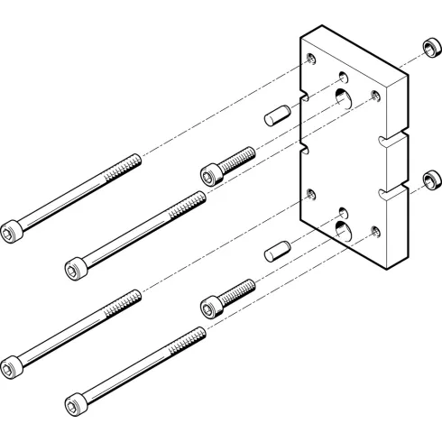 Адаптерная плита для параллельного захвата Festo HAPG-87