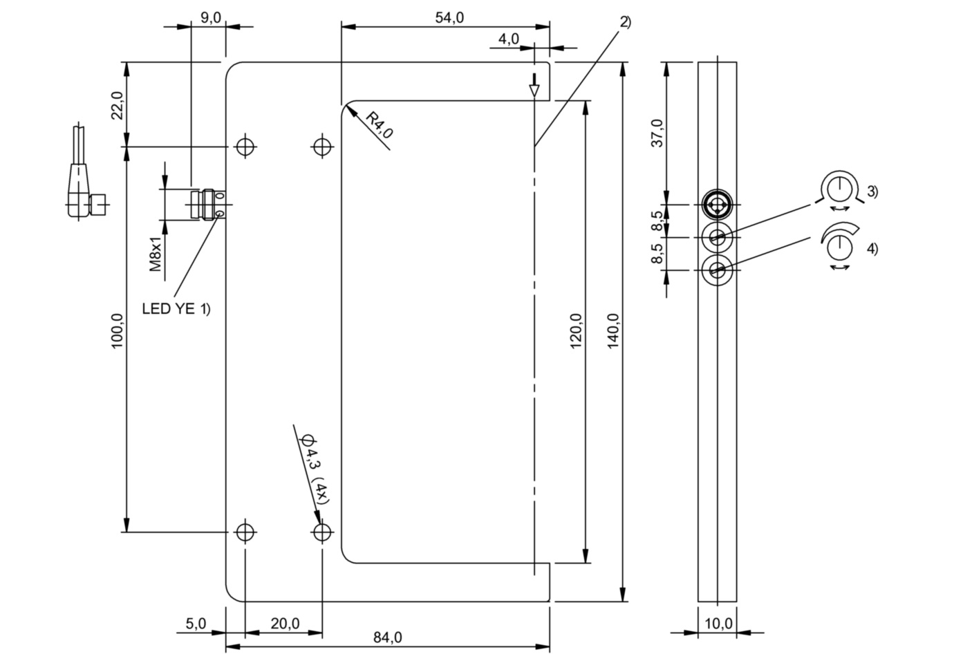 Щелевой датчик Balluff BGL 120A-005-S49