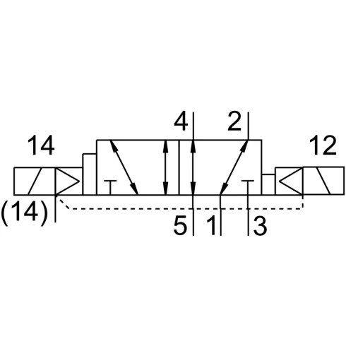 Распределитель с электромагнитным управлением Festo VSVA-B-D52-Z-A2-1T1L