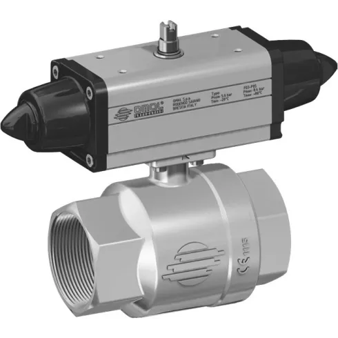 Кран шаровой 2-ходовой полнопроходной Camozzi 101 DG101H006