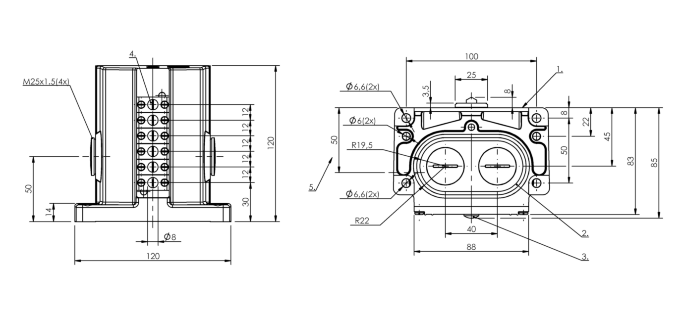 Блочный выключатель Balluff BNS 819-D06-E12-100-10-FD