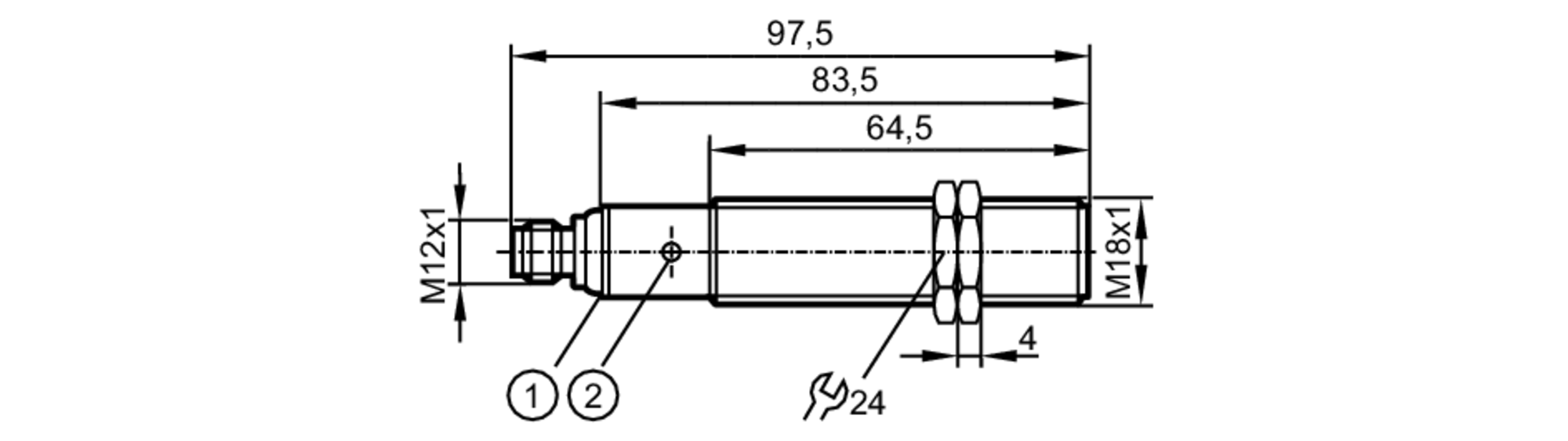 Ультразвуковой датчик IFM Electronic UGT518