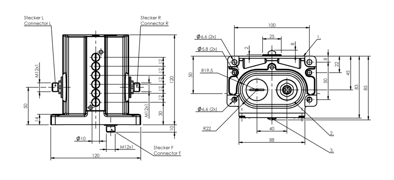 Блочный выключатель Balluff BNS 819-D06-D12-100-10-FD-S80K