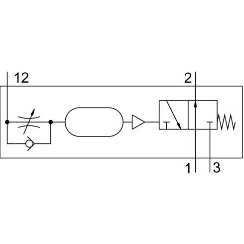 Клапан задержки времени Festo VZOB-3-1/4
