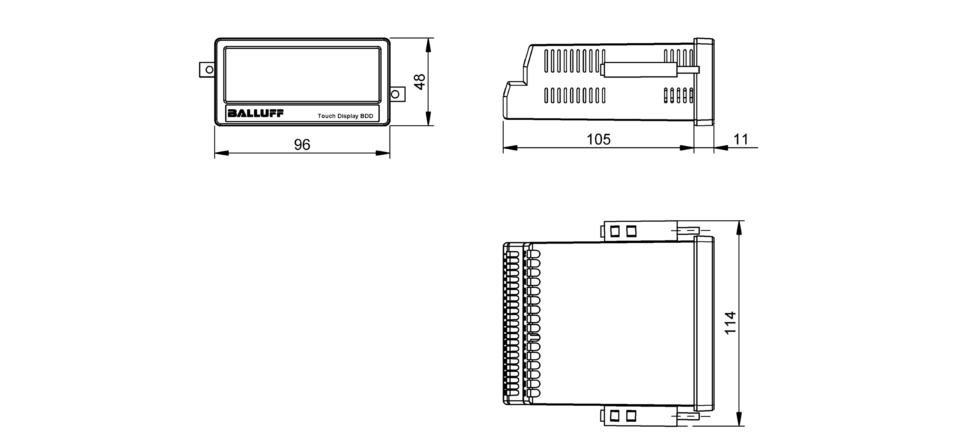 Цифровой индикатор Balluff BDD 750-2D01-000-000-1-A