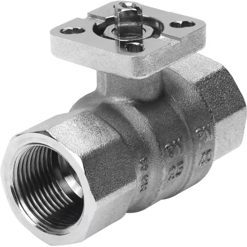 Шаровой кран Festo VAPB-1 1/2-F-25-F04 05 Ру25 Ду40 (PN25 DN40)