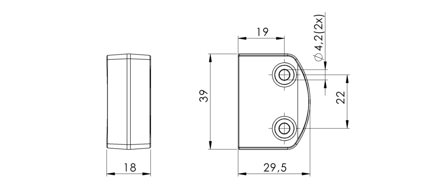 Магнитный датчик безопасности Balluff BID R02K-4R300