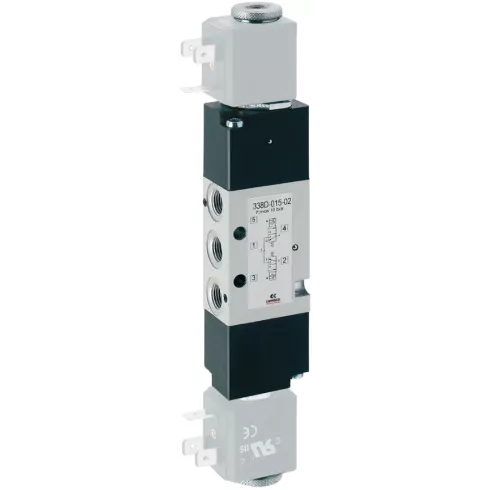 Распределитель с электромагнитным управлением Camozzi 388-011-02