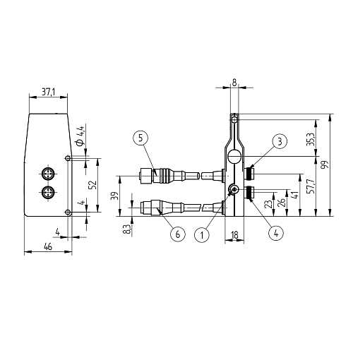 Оптический датчик Wenglor OPT339-P06