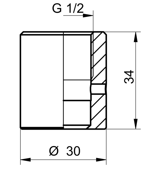 Приварной адаптер Baumer ZPW3-321