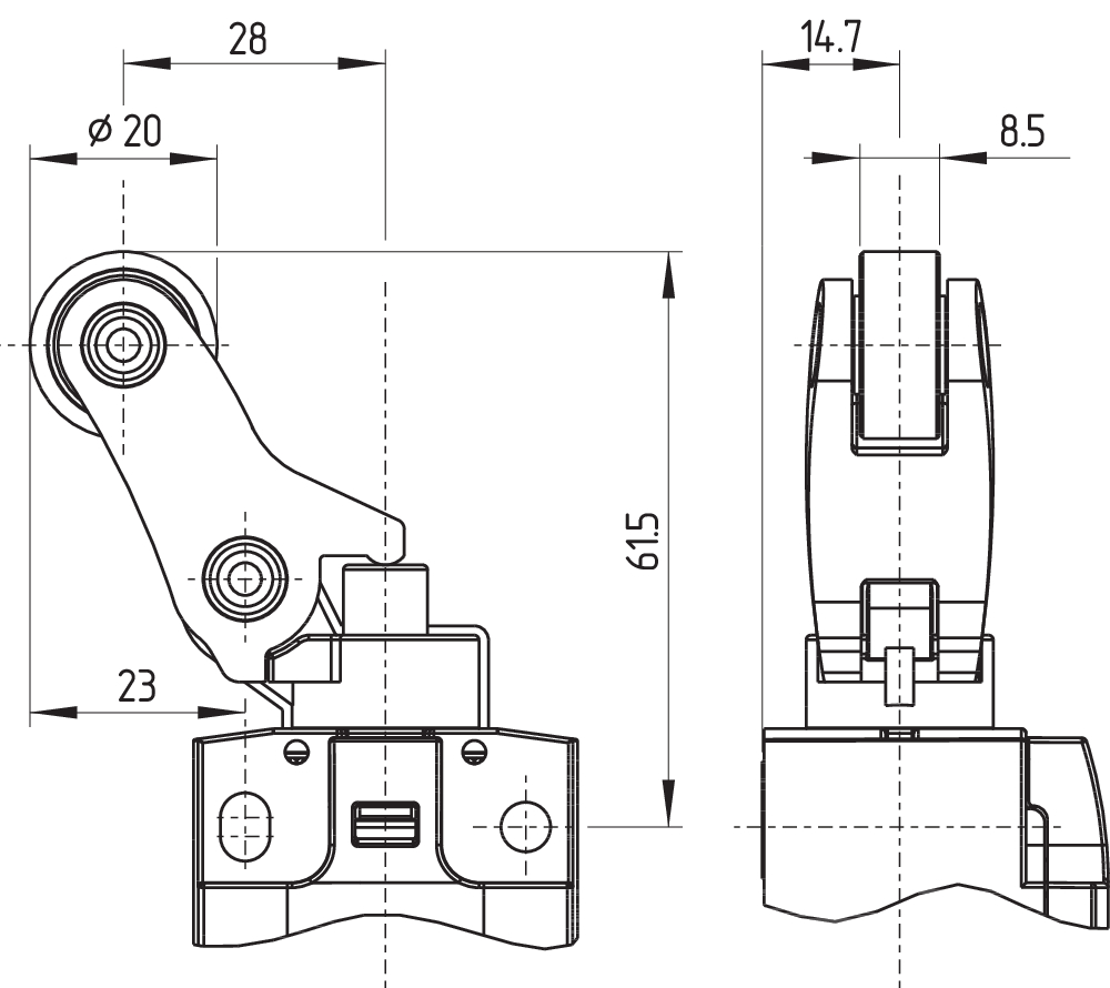 Kонцевой выключатель безопасности Schmersal PS316-Z11-K360