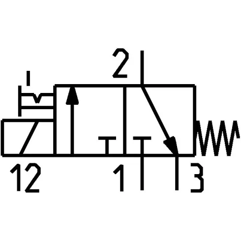 Распределитель с электромагнитным управлением Camozzi 63CM-101-A6D