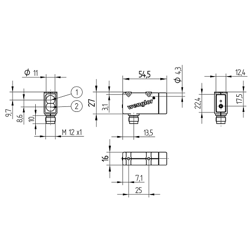 Оптический датчик Wenglor HM24PCT2