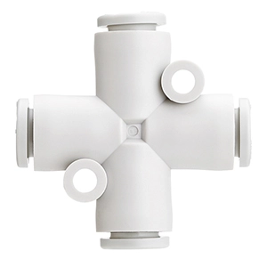 Фитинг цанговый крестообразный SMC KQ2-TW10-00A