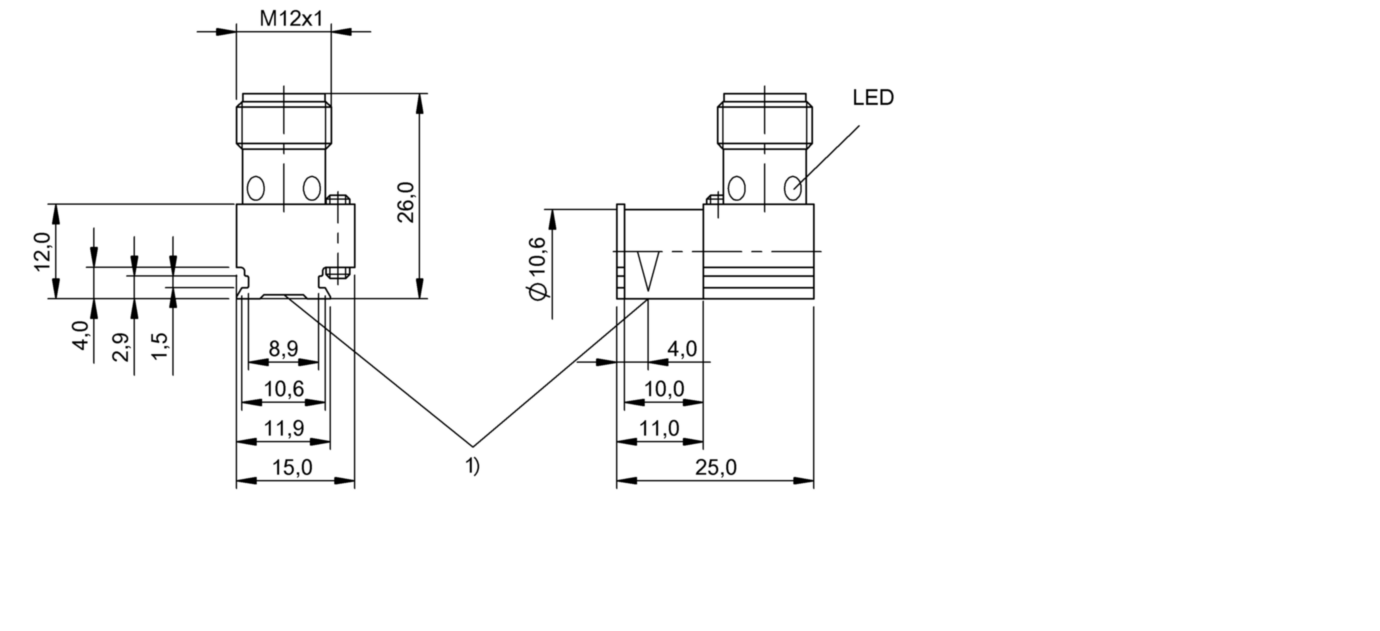 Магнитный датчик для цилиндра Balluff BMF 32M-PS-W-2-S4