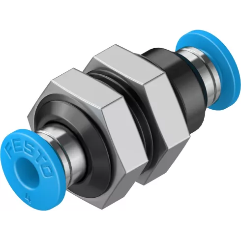 Муфта цанговая для панельного монтажа прямая Festo QSS-4
