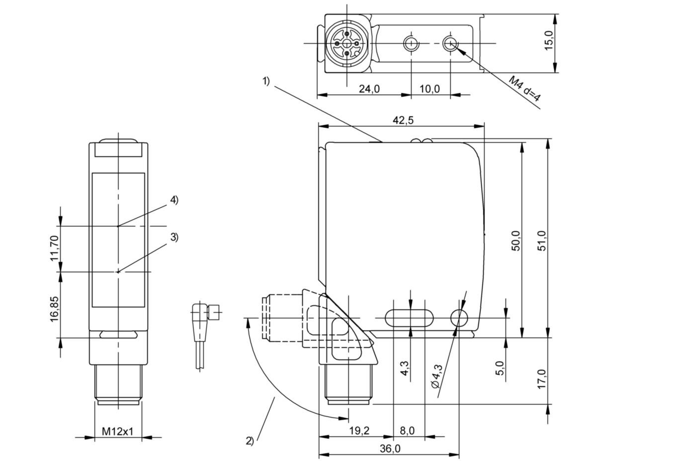 Оптический датчик Balluff BOS 21M-PSV-RH22-S4