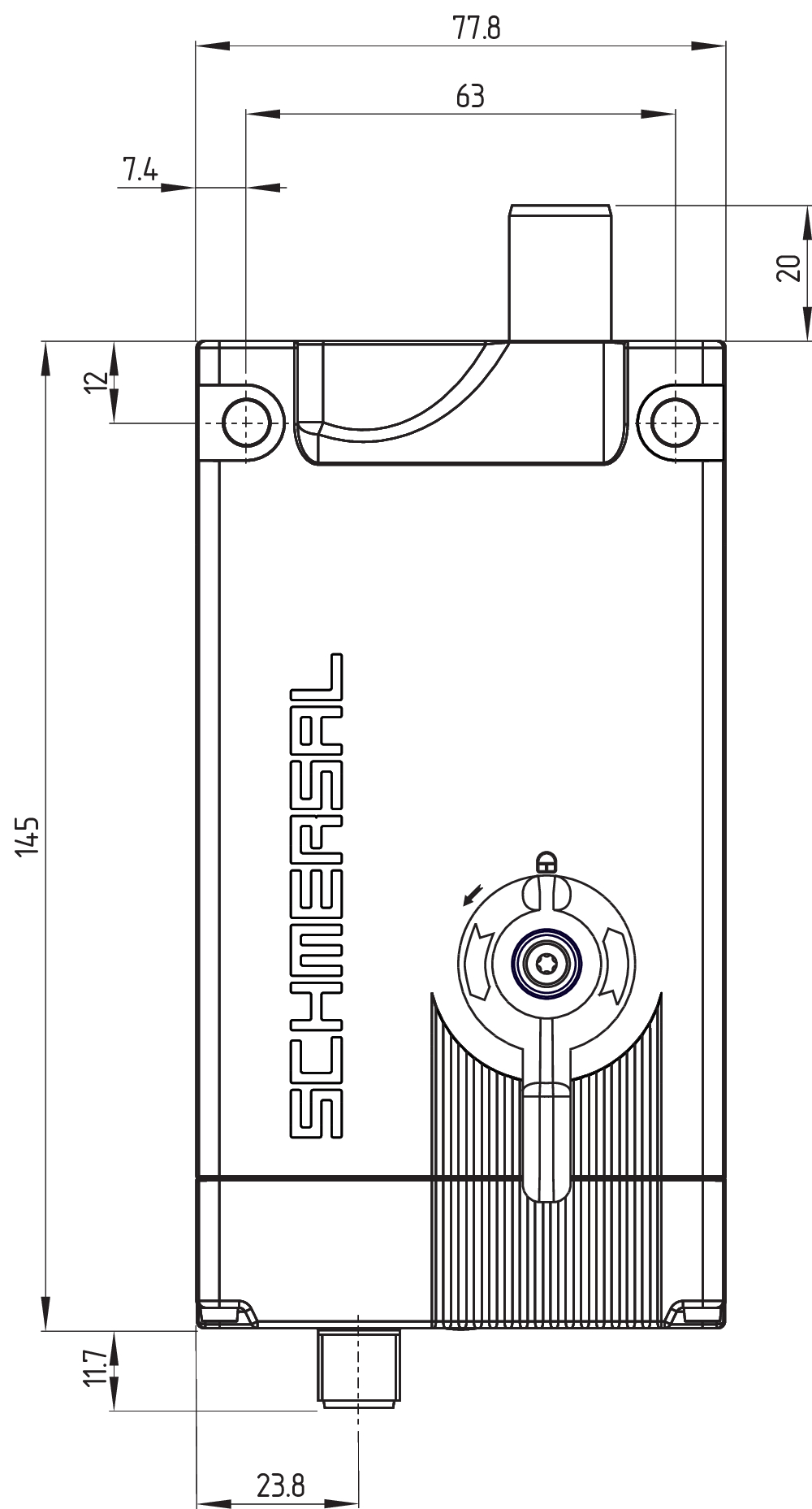 Дверной выключатель безопасности Schmersal AZM400Z-ST-I2-1P2P-T