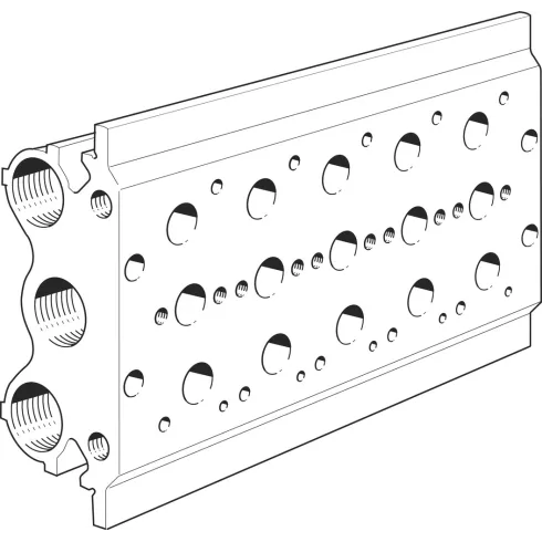 Плита для блочного монтажа Festo PRS-1/8-5-BB