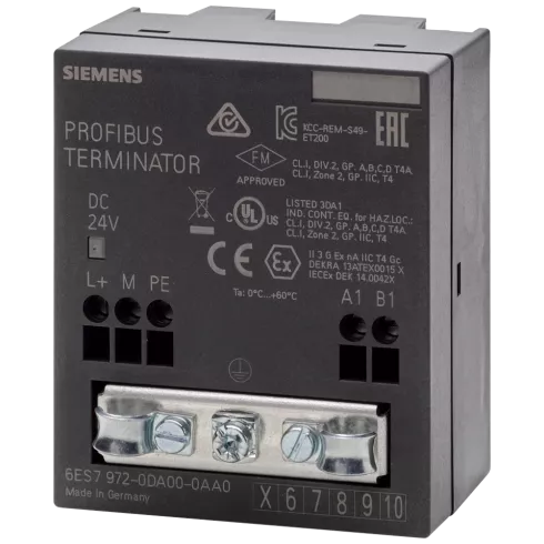 Терминальный резистор RS485 для сетей PROFIBUS/MPI SIMATIC DP Siemens 6ES79720DA000AA0