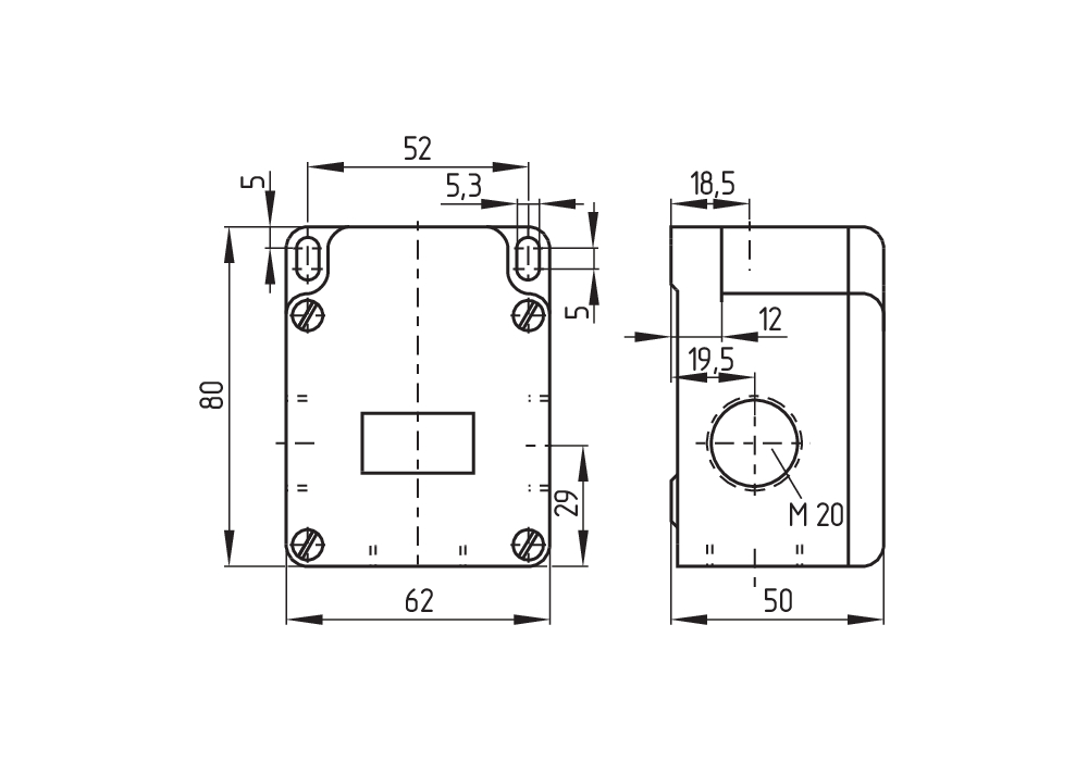 Kонцевой выключатель Schmersal UVH432Y-2S