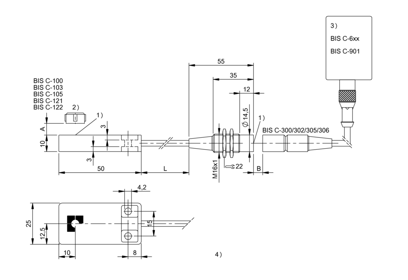 RFID Антенна Balluff BIS C-380-05/06-02