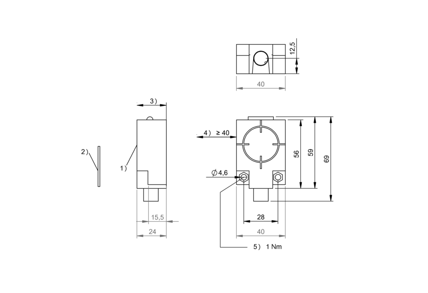 RFID головка чтения/записи Balluff BIS M-410-068-001-00-S115
